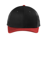 New Era ® Snapback Low Profile Trucker Cap - Black/ Scarlet - OSFA